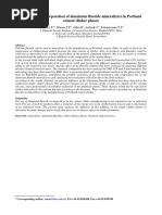 SN 1373 Effects of The Incorporation of Aluminium Fluoride Mineralizers in Portland Cement Clinker Phases