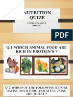 Nutrition Quize