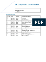 PCR - NOR - 01: Configuration Synchronization: Previous Versions