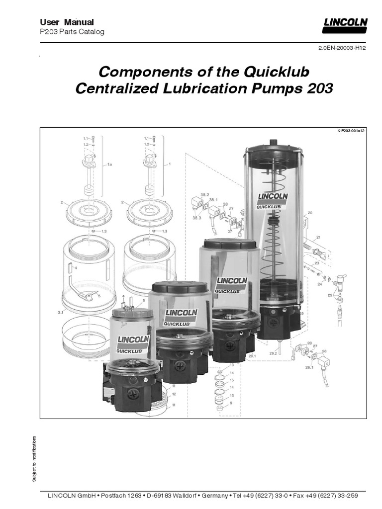 05 Lincoln User Manual P203 P223 233 P243 Pdf Electrical Connector Power Supply