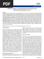 Vibration Analysis of Rotating Shaft With Slant Crak PDF