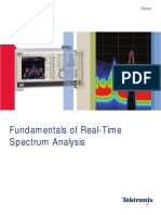 Fundamentals of Real Time Spectrum Analysis Tektronix PDF