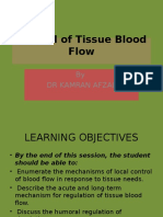 Lect 75control of Tissue Blood Flow