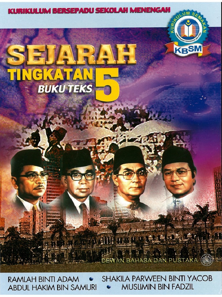 KBSM SPM Sejarah Tingkatan 5 Buku Teks  PDF