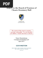 Download Report to the Board of Trustees of Choate by Doug Stanglin SN345151569 doc pdf