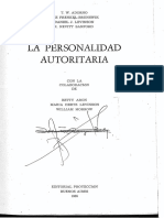 Adorno La Personalidad Autoritaria OCR