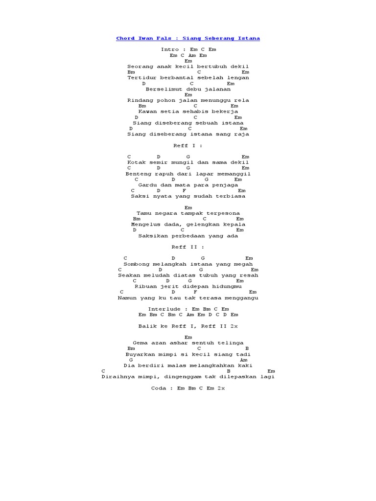 Chord Iwan Fals PDF