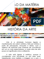 Arte Pré-História a Renascimento