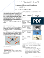 Design, Fabrication and Testing of Quadrotor Prototype: Marode S.T., Kale P.C., Guided by Prof - Lakal N.V