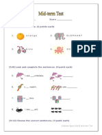 Grammar Space Kids B1_Midterm