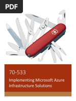 Implementing Microsoft Azure Infrastructure Solutions