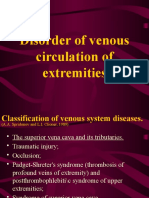 Disorder of Venous Circulation of Extremities