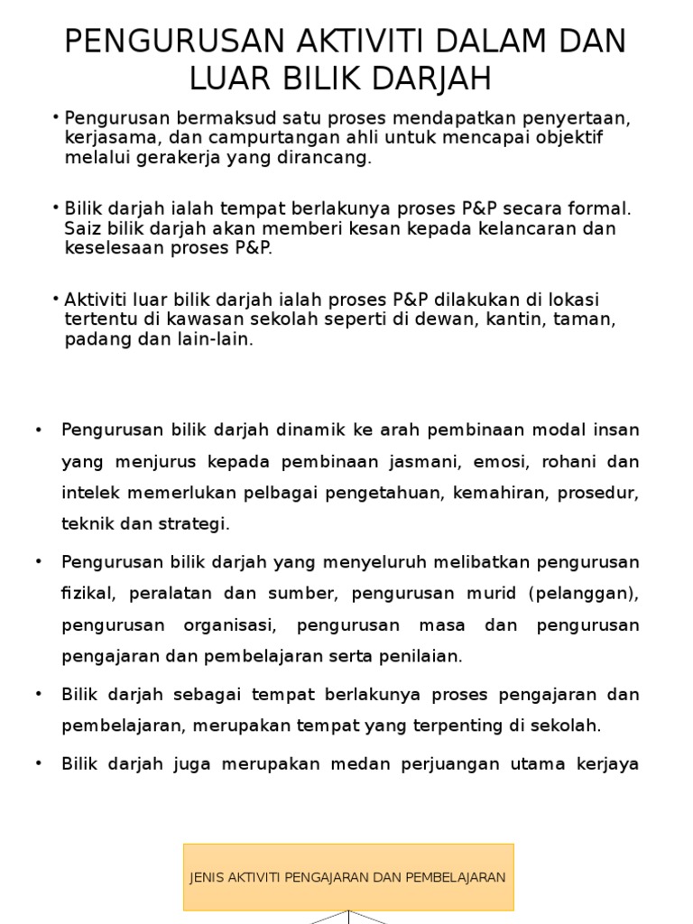 Contoh Aktiviti Di Luar Bilik Darjah Bahasa Melayu