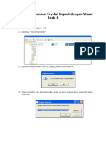 Tutorial Penggunaan Crystal Report Dengan Visual Basic 6