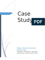 Case Study: Wayne State University-Winter 2017