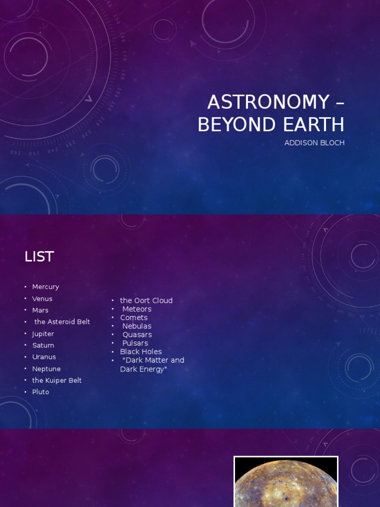 Astronomy Beyond Earth | PDF | Science & Mathematics | Young Adult