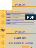 Introduction To Phonic Sounds