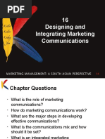 16 Designing and Integrating Marketing Communications