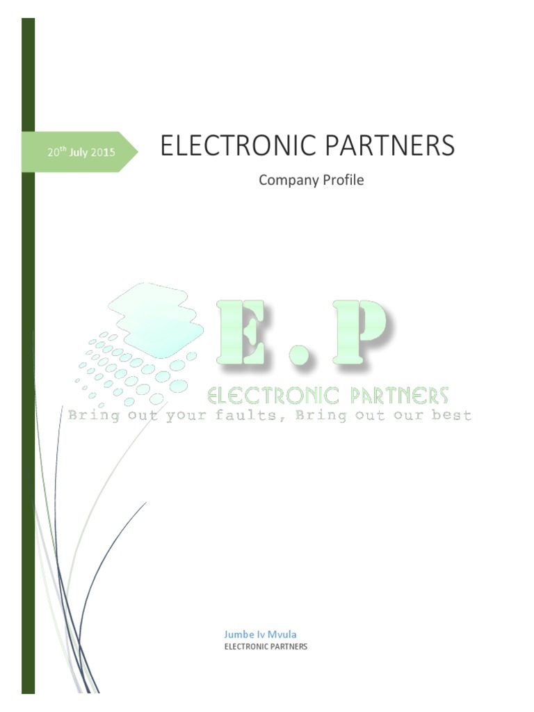 Electronic Partners PDF Information Technology Media Technology
