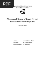 Crude Oil Pipeline Calculation PDF