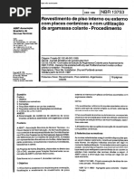 NBR 13 753 - Revestimentos Pisos Ceramicos Com Arg. Colante PDF