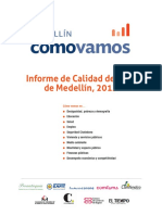 Informe de Calidad de Vida de Medellín, 2013