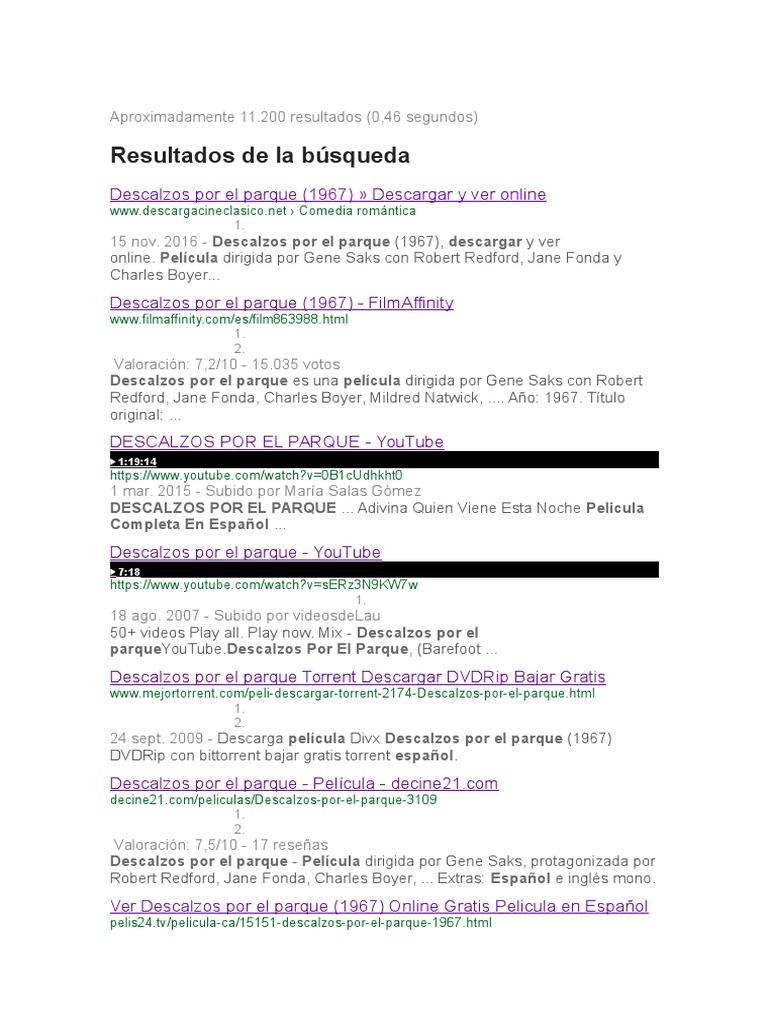 Descargar Peliculas Utorrent Gratis En Español Mejortorrent Aproximadamente 11 | PDF | Ocio | Science