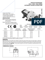 "Triplex Diaphragm" 3426 / 3526 / 3626 SERIES Automatic Water System Pump