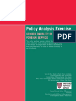 Policy Analysis Exercise Tania Del Rio
