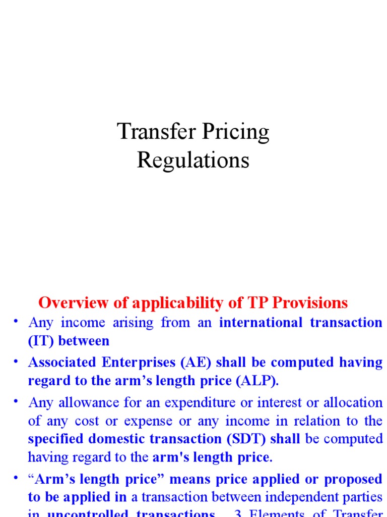 Transfer Pricing PDF Financial Transaction Taxes