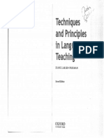 Techniques and Principles in Language Teaching