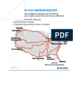 Amtrak routes that may be cut