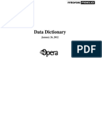 OPERA Data Dictionary