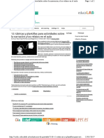 12 Rubricas para Narraciones Intef