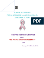 Plan de La Semana de La Lucha Contra El Cáncer 16