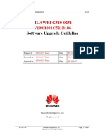 HUAWEI G510-0251 V100R001C521B186 Upgrade Guideline