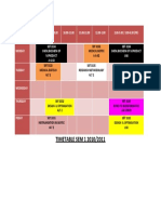 Timetable Sem 1 2010/2011