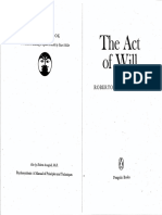 The Act of Will PDF