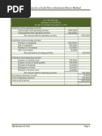 Download Instructions for a Cash Flows Statement Direct Method by Mary SN3451973 doc pdf