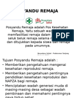 POSYANDU REMAJA KESEHATAN REPRODUKSI