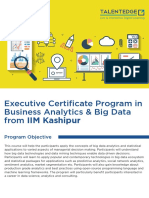 IIM Kashipur: Executive Certificate Program in Business Analytics & Big Data From