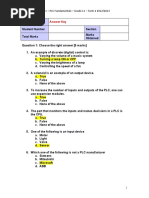 Quiz 1 - Module 1 - Answers