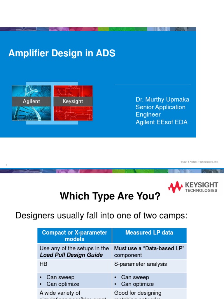 5 Amplifier Design ADS PDF Amplifier