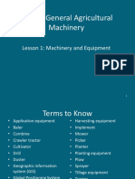 Unit A - Lesson 1 - Machinery and Equipment - PPT (English)