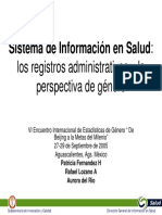 Sistema de La Informacion en Salud