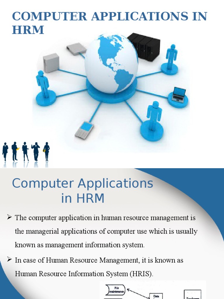HRM Computer Application Human Resource Management Employment
