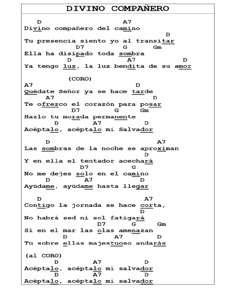 Divino Compañero | PDF