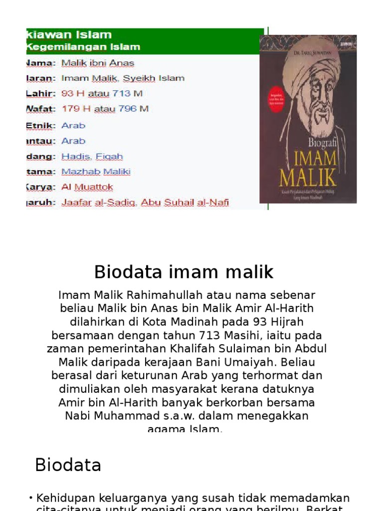 Imam Malik Pdf