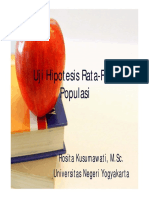 Bab 8 (Uji Hipotesis Rata - Rata Populasi) PDF