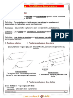 Cours - Math Parallelisme-Orthogonalite Dans L Espace - 2ème Sciences (2010-2011) MR Youssef Boulila